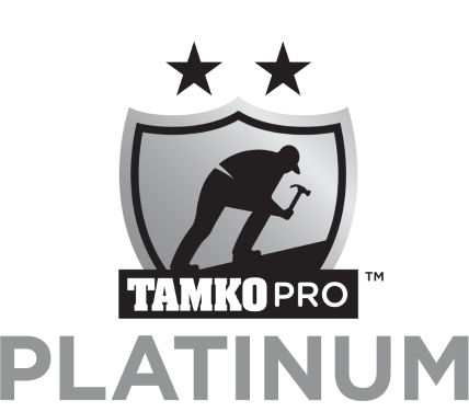 TAMKO Pro Certified Platinum Contractor Badge Logo